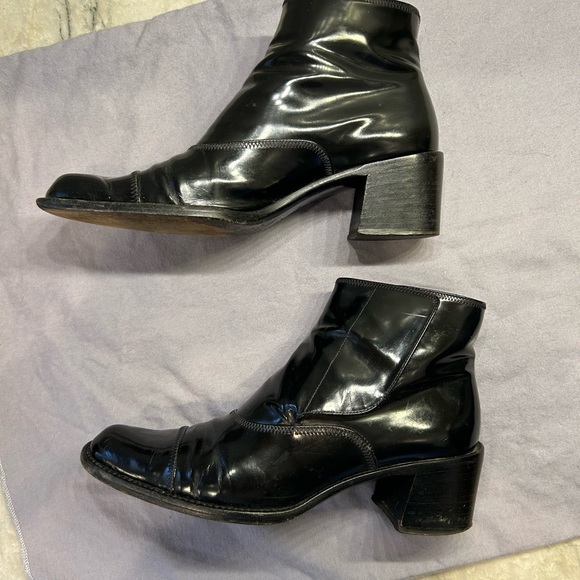 Vintage Prada ankle boots size 36.5 or Size 6 US - Picture 2 of 4